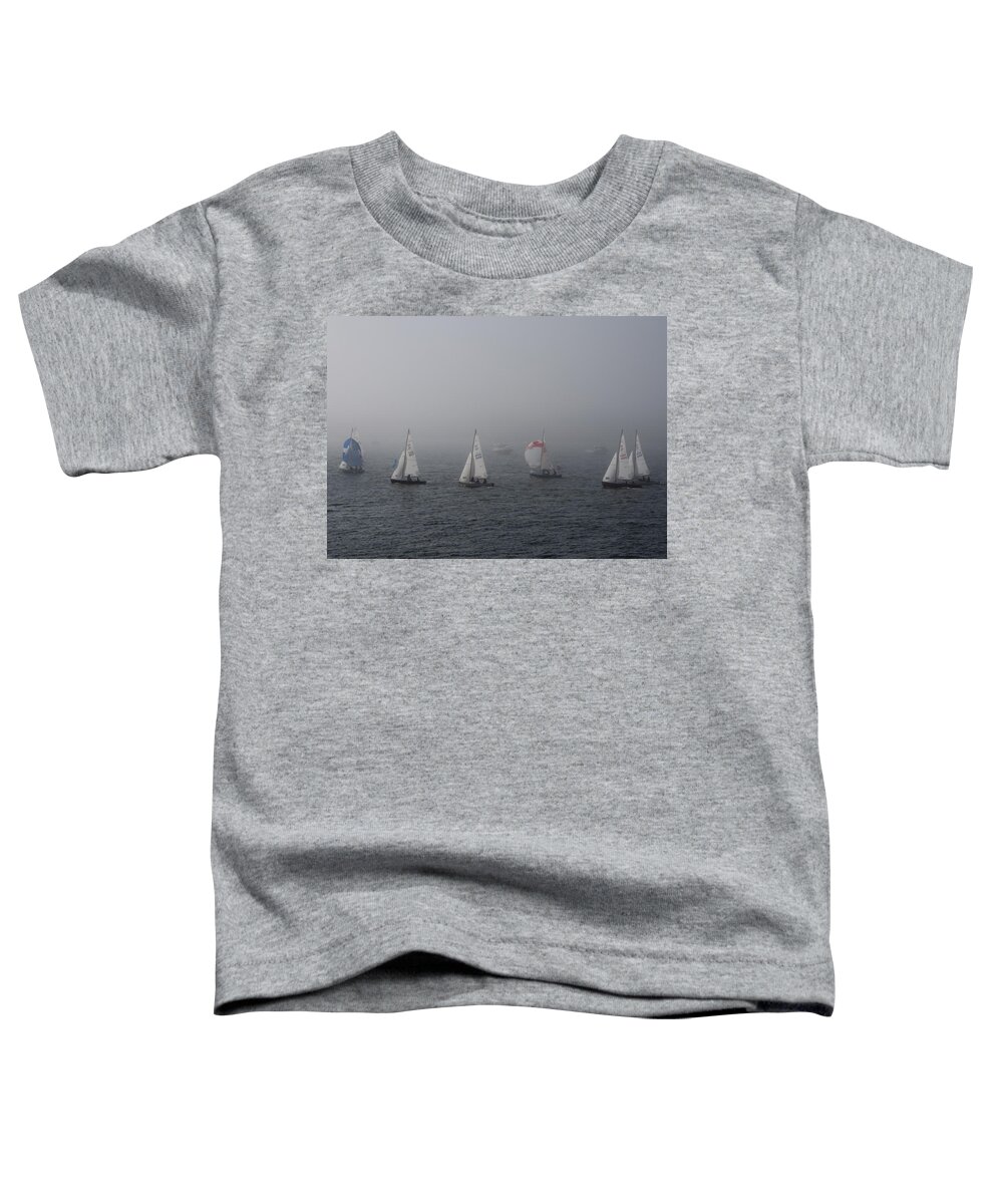 Boat Toddler T-Shirt featuring the photograph Regatta by Steven Natanson