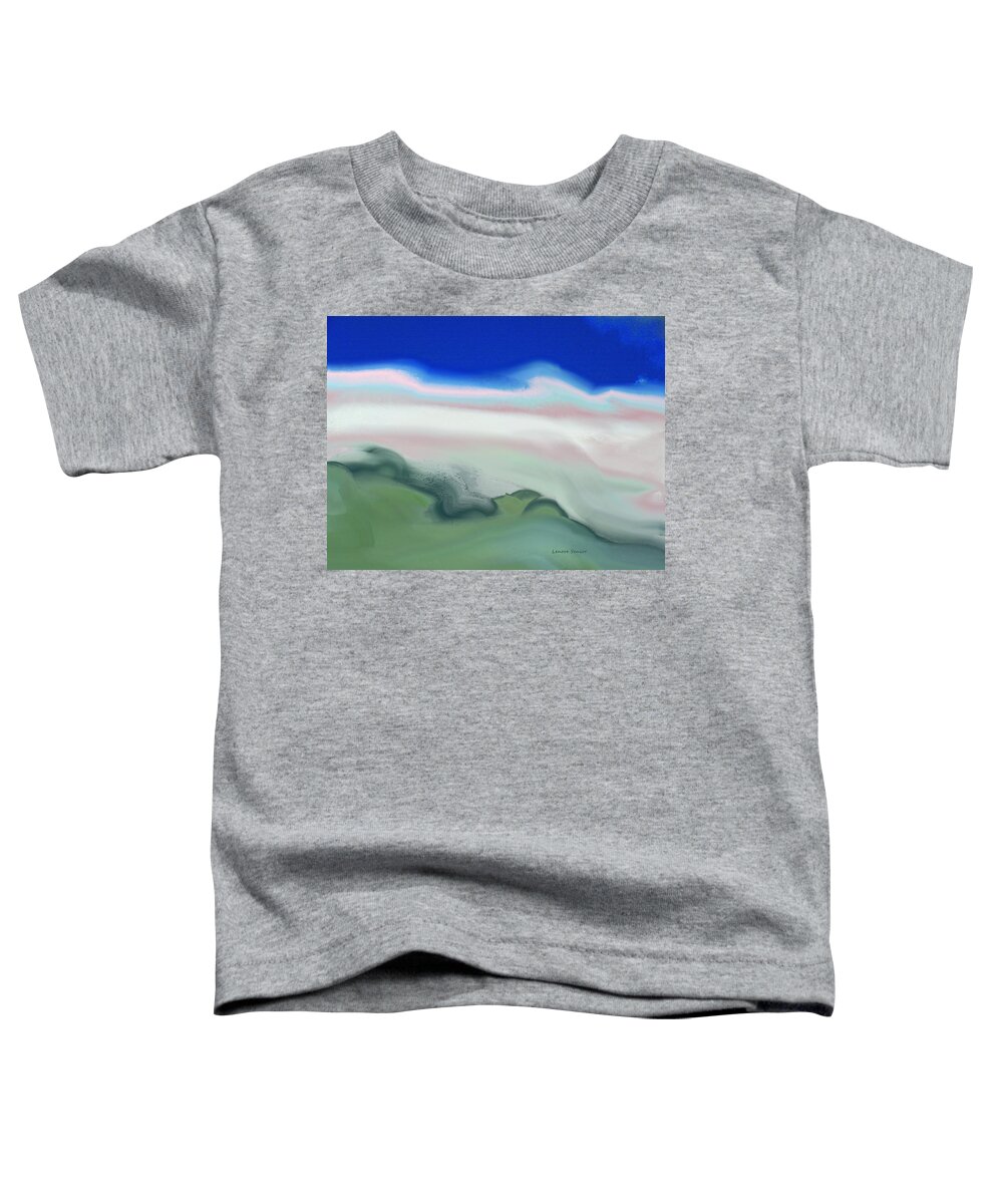 Minimal Toddler T-Shirt featuring the painting Remembering Why I Love You by Lenore Senior