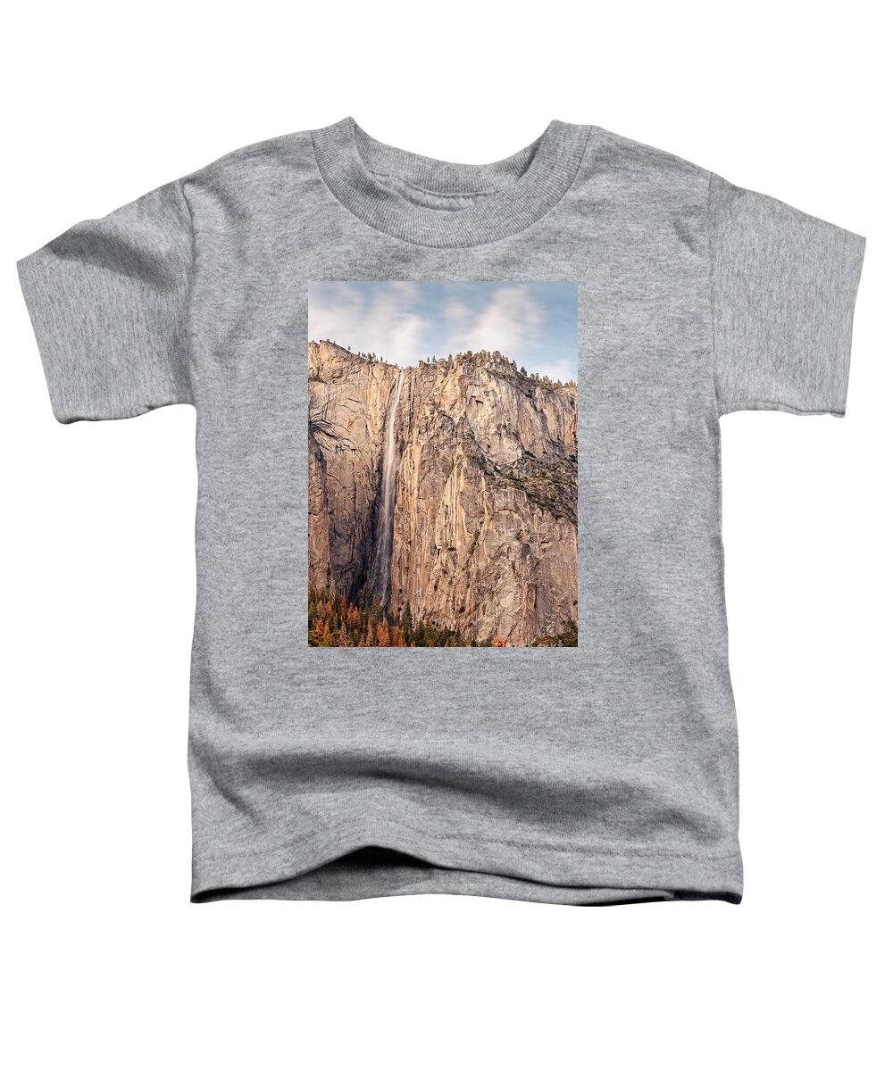 Yosemite Toddler T-Shirt featuring the photograph Ribbon Falls at Yosemite National Park - Sierra Nevada Mountains California by Silvio Ligutti