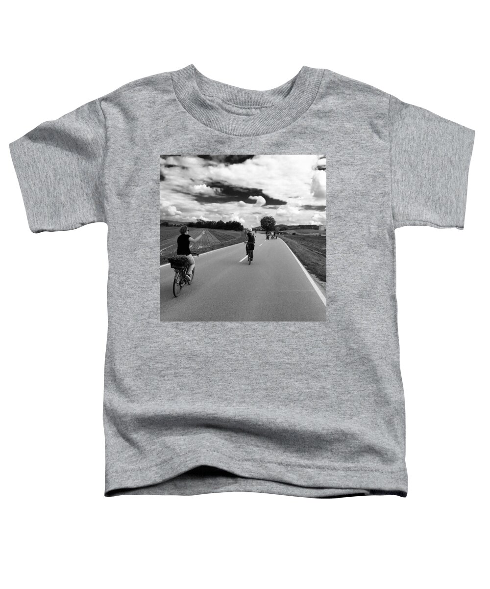 Velo Toddler T-Shirt featuring the photograph Ride My Bicycle by Beatrice Lex