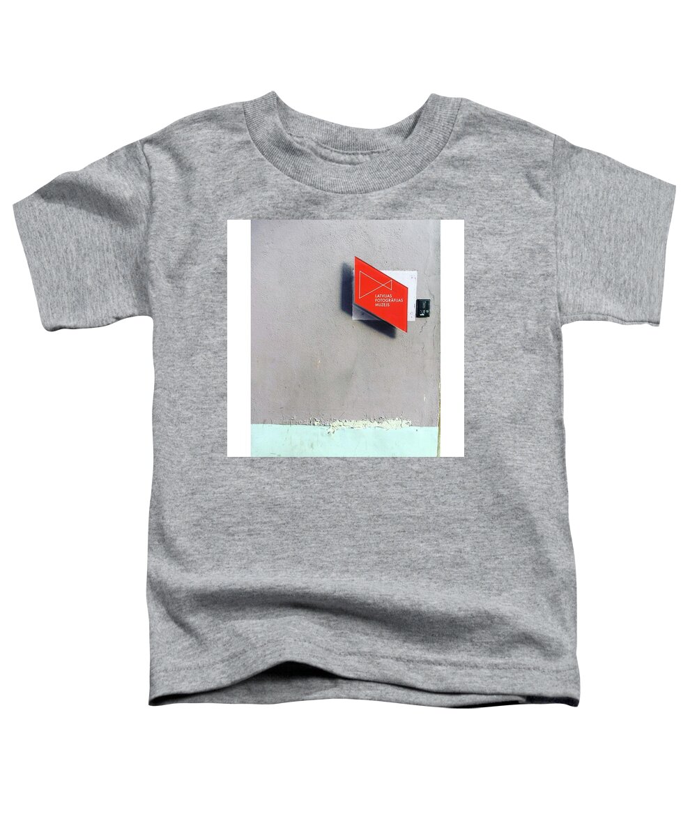 Museum Toddler T-Shirt featuring the photograph #riga #abstract #photography #museum by Oksana Nepyipyvo
