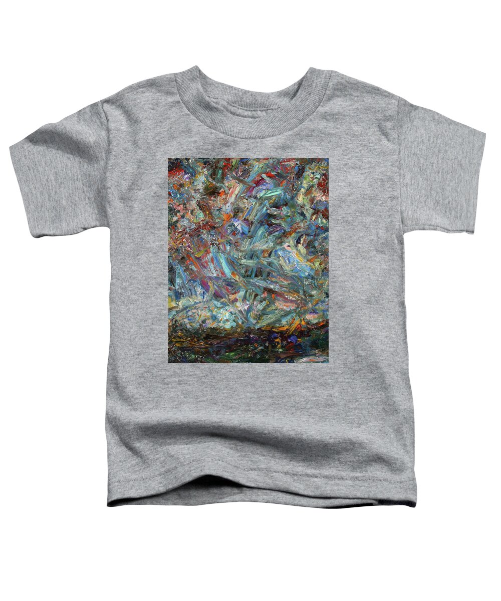 River Toddler T-Shirt featuring the painting River by James W Johnson