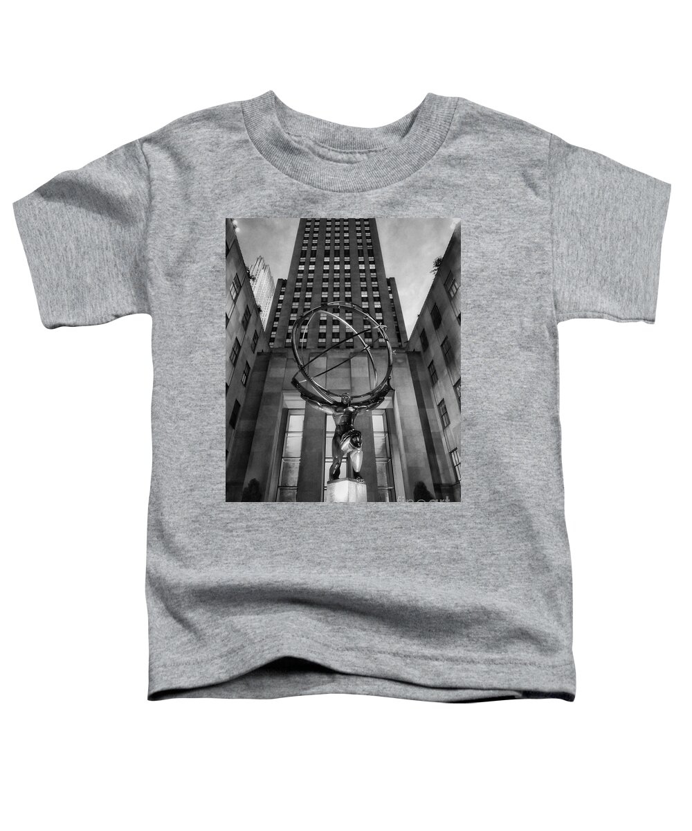 Rockefeller Center Toddler T-Shirt featuring the photograph Rockefeller Centre by Diana Rajala