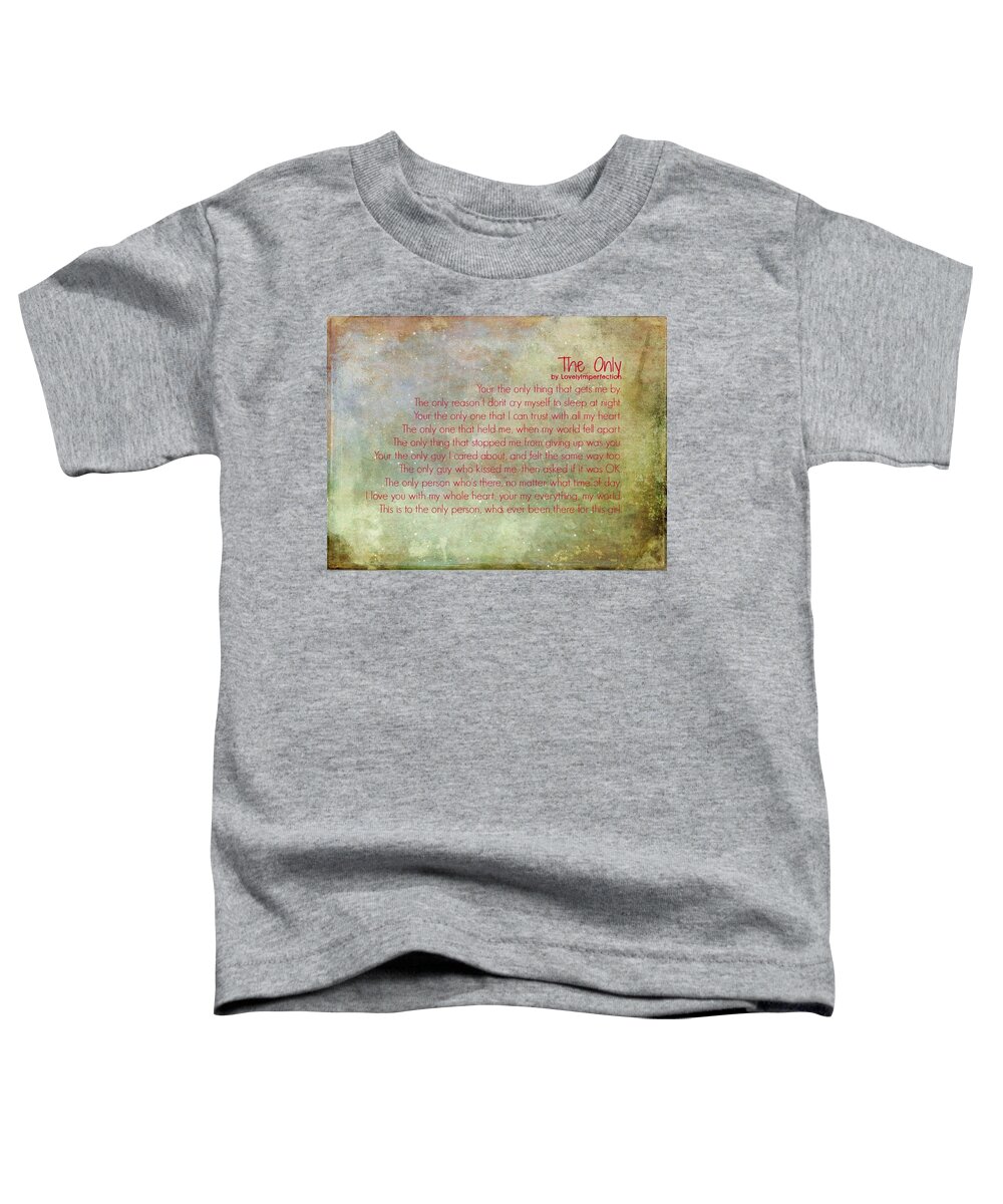  Toddler T-Shirt featuring the photograph Romanticp304 by David Norman
