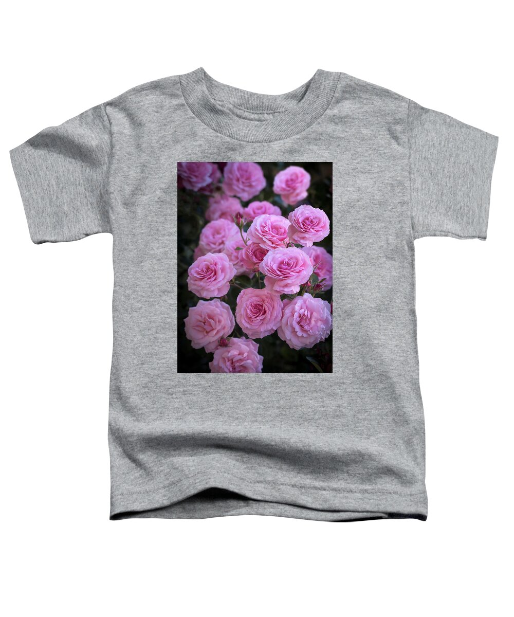 Roses Toddler T-Shirt featuring the photograph Rosey Gathering by Vanessa Thomas