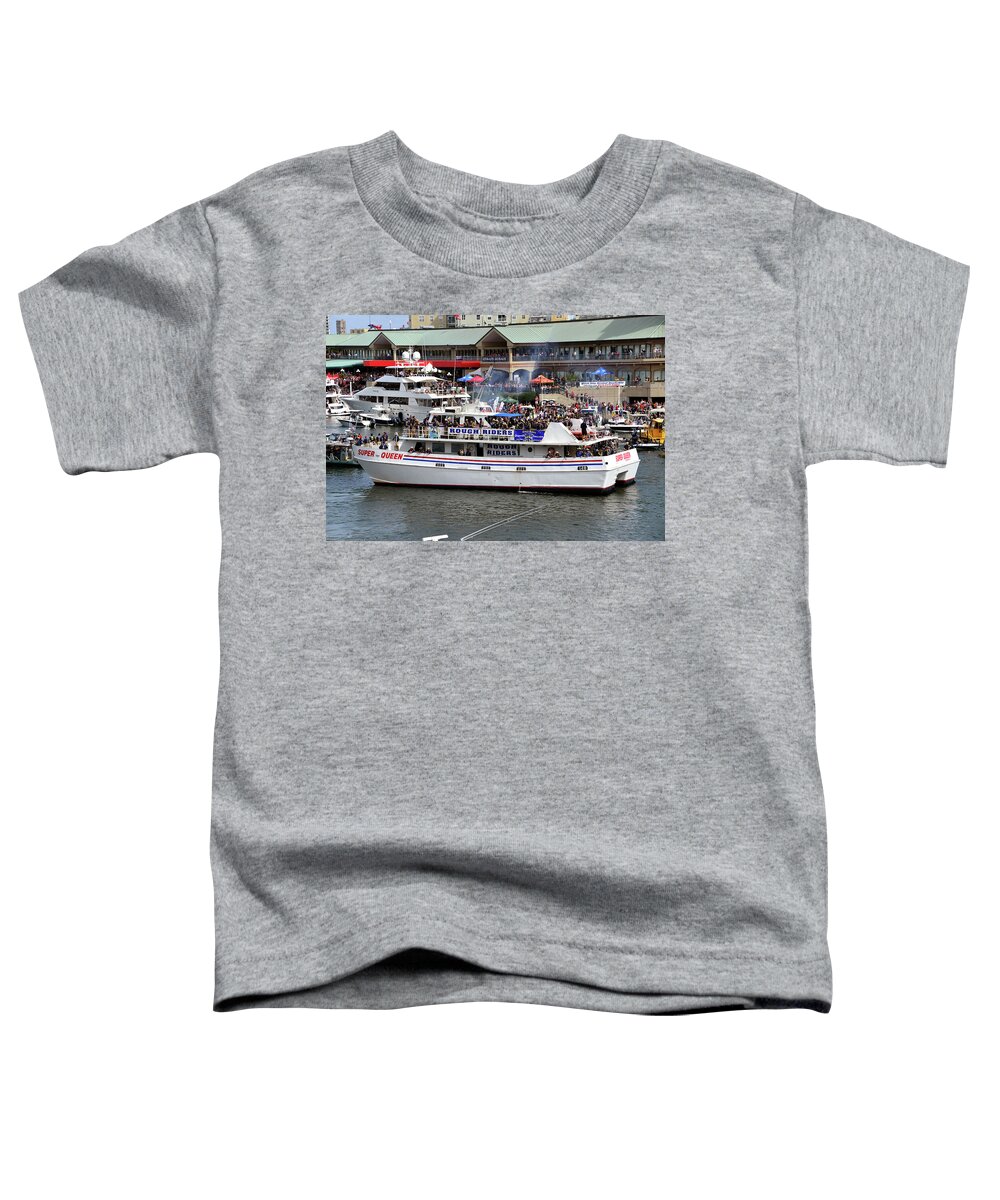 Gasparilla Pirate Festival 2018 Toddler T-Shirt featuring the photograph Rough Riders 2018 by David Lee Thompson