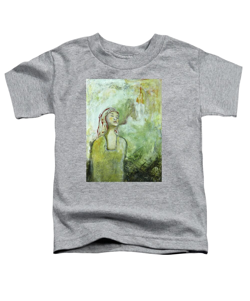 Landscape Toddler T-Shirt featuring the painting Royal Dreams by Terry Honstead