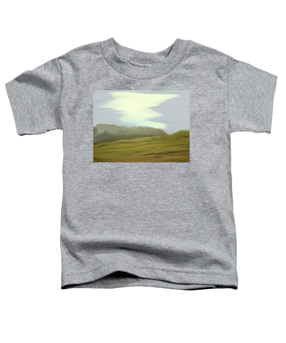 Abstract Toddler T-Shirt featuring the painting Sagebrush Country by Lenore Senior