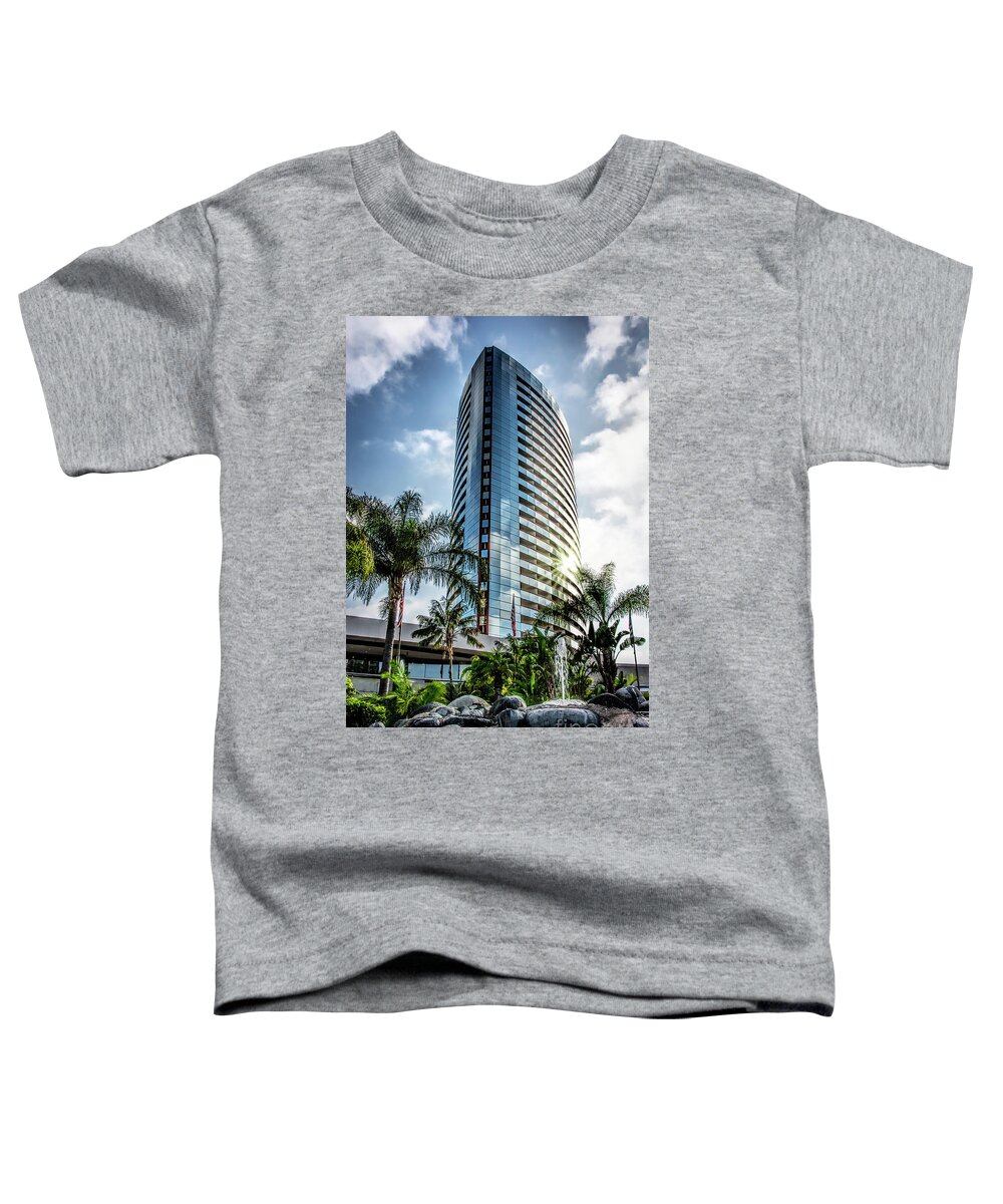 America Toddler T-Shirt featuring the photograph San Diego Marriott Marquis by Ken Johnson