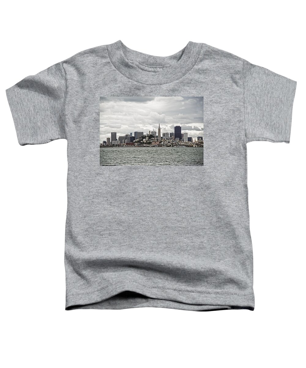 San Fransisco Skyline Toddler T-Shirt featuring the photograph San fransisco skyline by Camille Lopez
