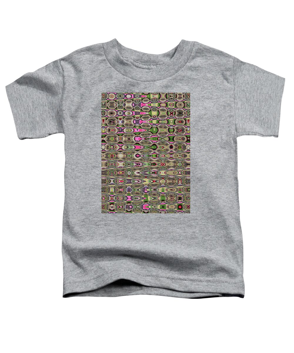 San Juan Red Rose Hips Abstract Toddler T-Shirt featuring the digital art San Juan Red Rose Hips Abstract by Tom Janca