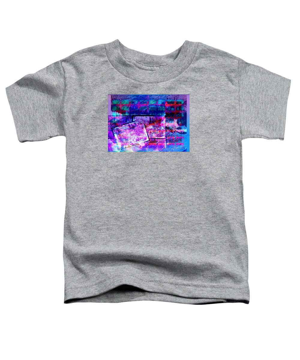 Abstract Toddler T-Shirt featuring the digital art Schedule by Art Di