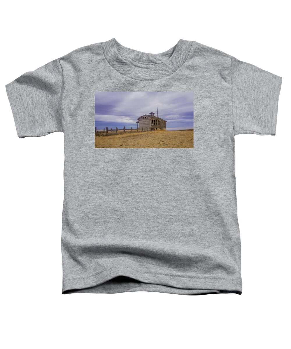 School Toddler T-Shirt featuring the photograph School House by Jean Noren