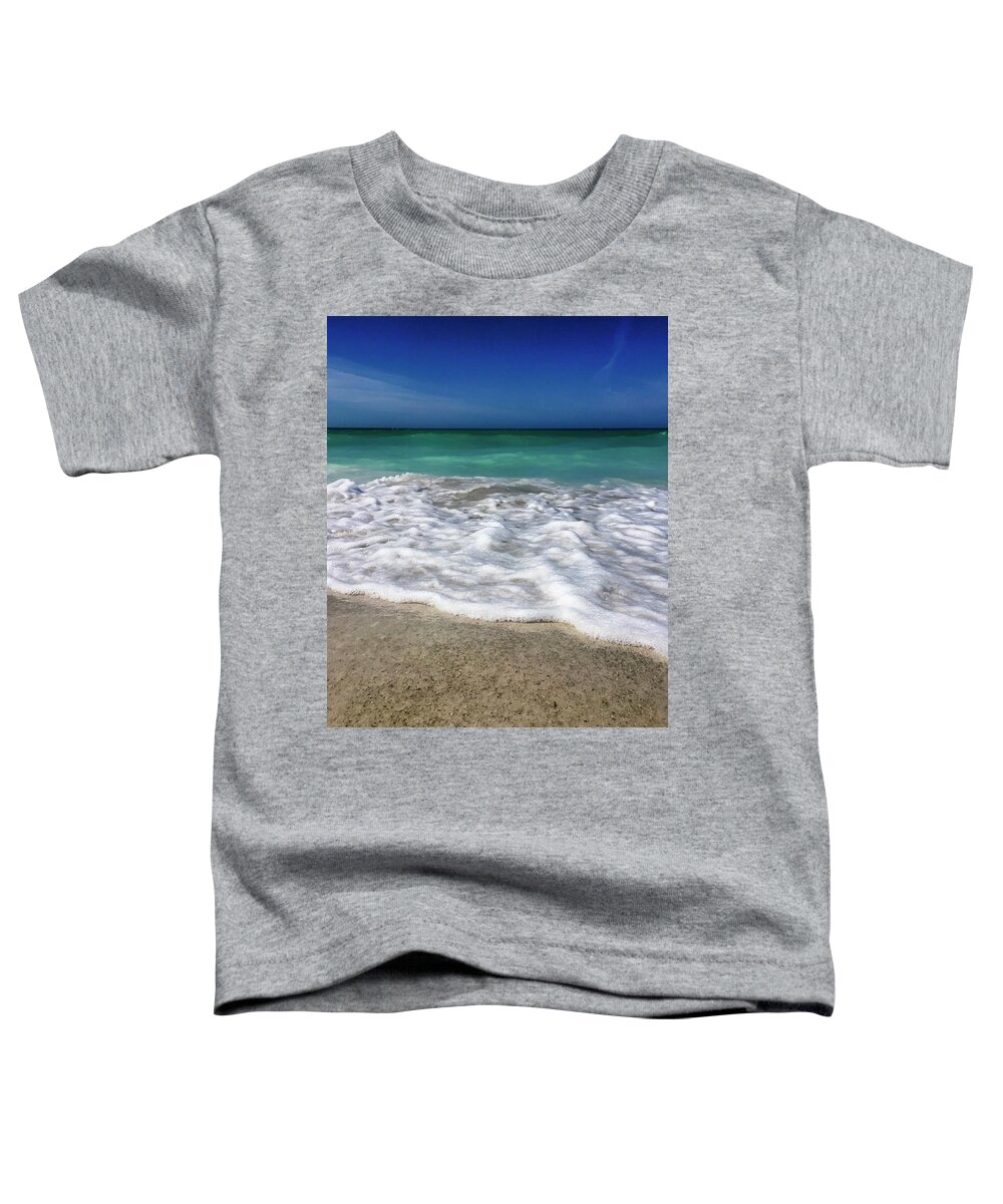 Beach Toddler T-Shirt featuring the photograph Sea Latte by Terri Hart-Ellis