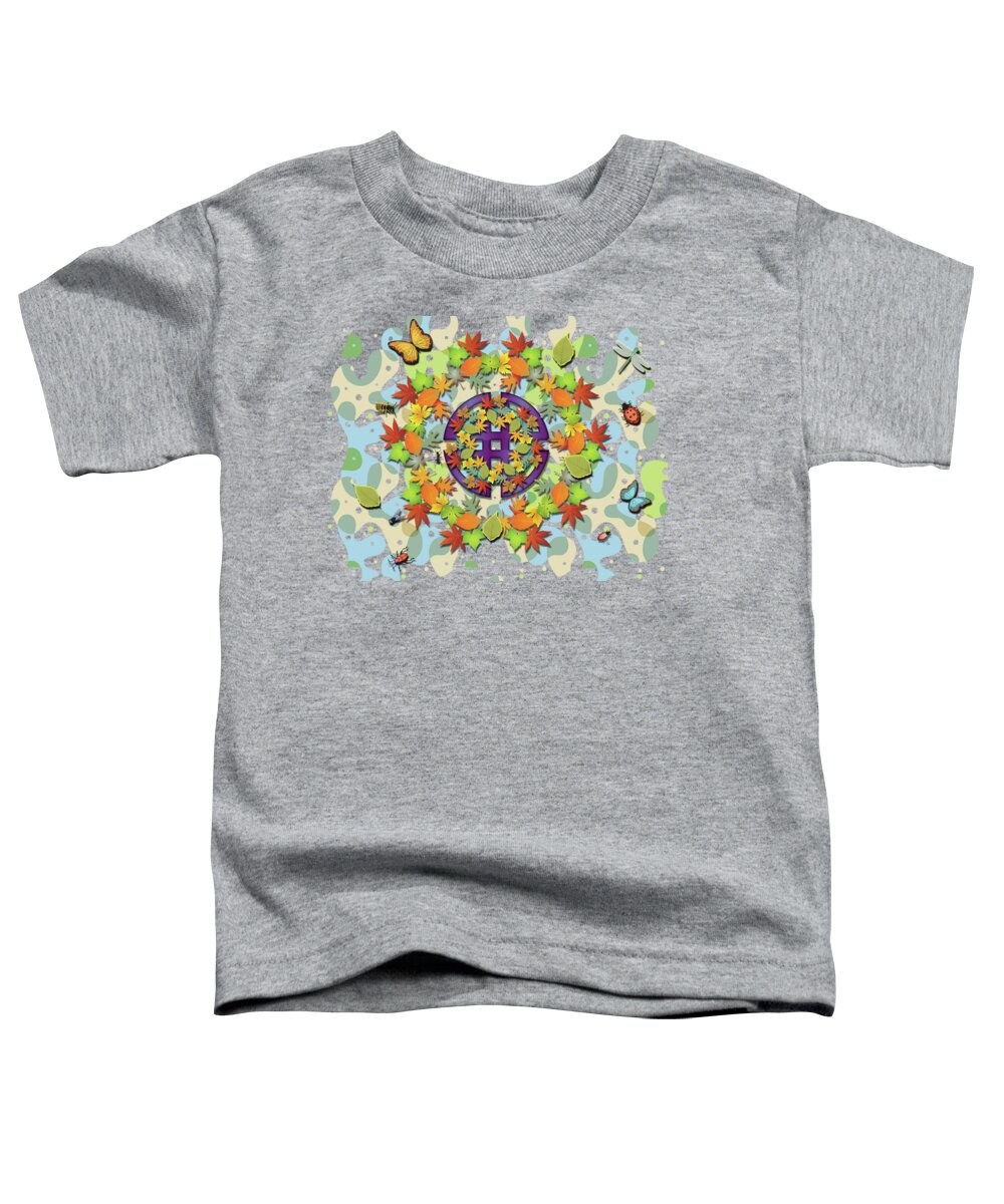 Pattern Toddler T-Shirt featuring the digital art Seasonal Cycle by Ariadna De Raadt