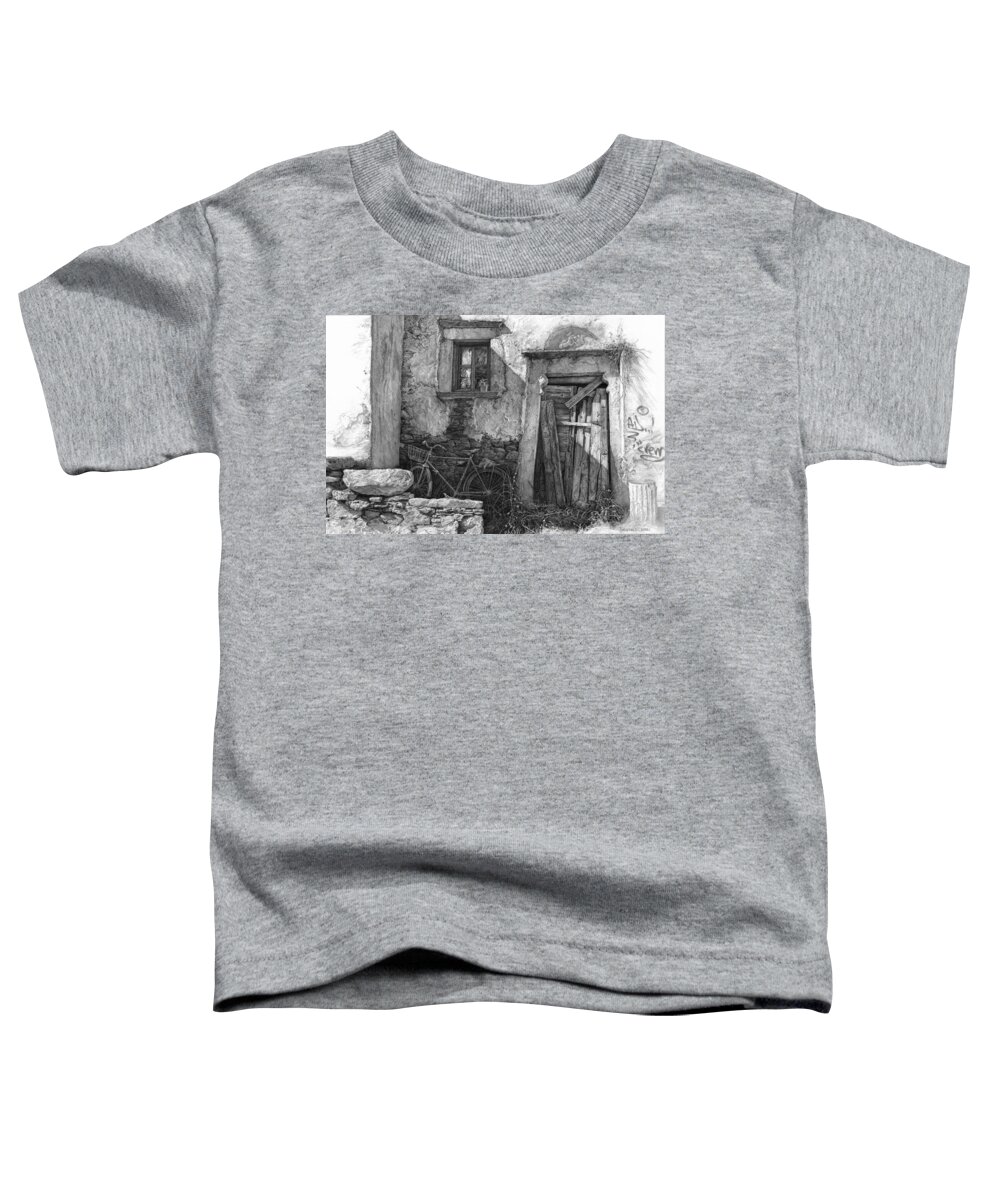 Drawing Toddler T-Shirt featuring the photograph Secret of the Closed Doors 2 by Sergey Gusarin