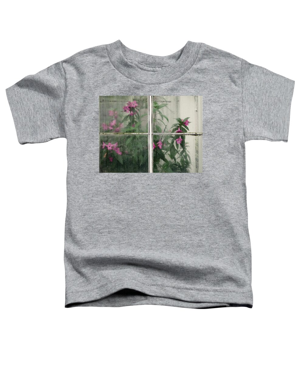  Conservatory. Through Toddler T-Shirt featuring the photograph Seeing Through by Lynn Wohlers