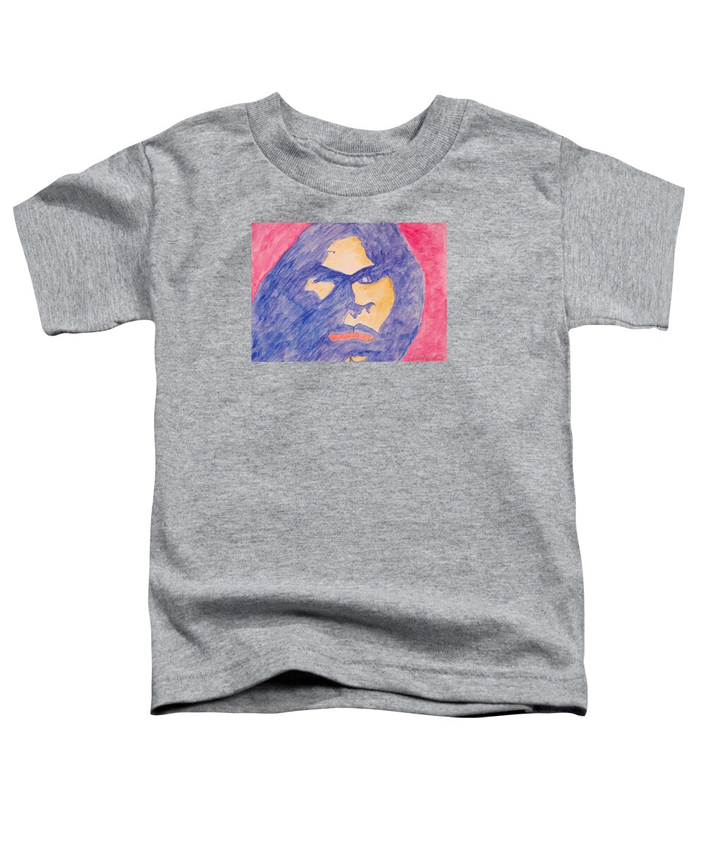 Portrait Toddler T-Shirt featuring the painting Self Portrait by Jose Rojas