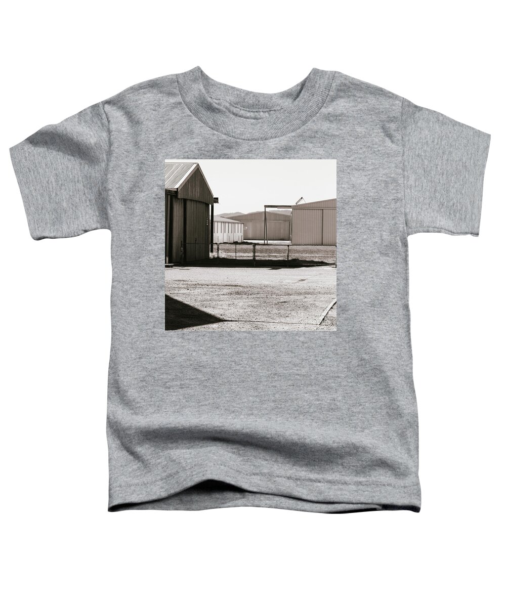 Shed Toddler T-Shirt featuring the photograph Shapes and Shadows by Linda Lees