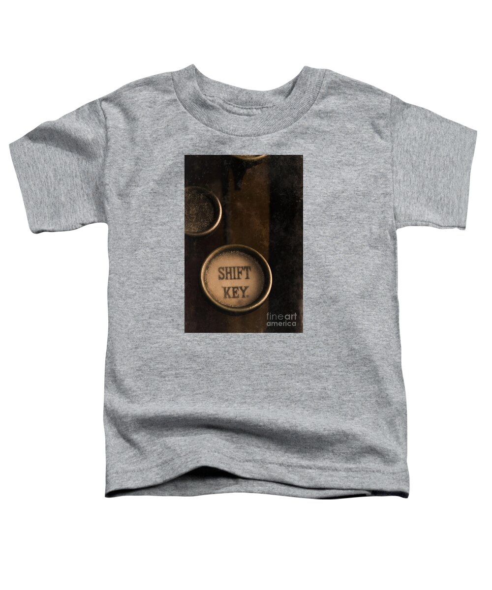 Antique Toddler T-Shirt featuring the photograph Shift Key by Clayton Bastiani