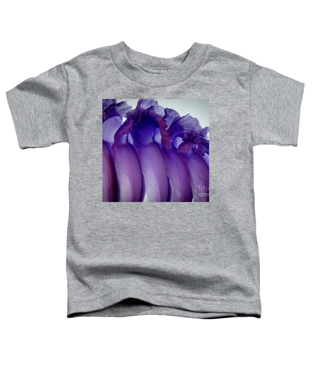 Purple Flowers Toddler T-Shirt featuring the photograph Showgirls by Bobby Villapando