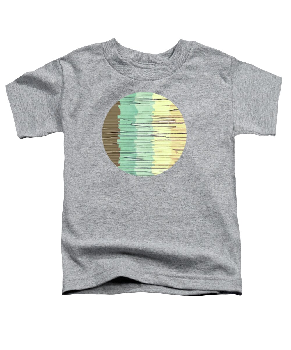 Graphic Design Toddler T-Shirt featuring the digital art Shreds of Color 2 by Phil Perkins