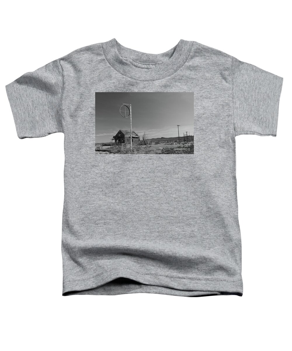Route 66 Toddler T-Shirt featuring the photograph Sign of the Times by Jeff Hubbard