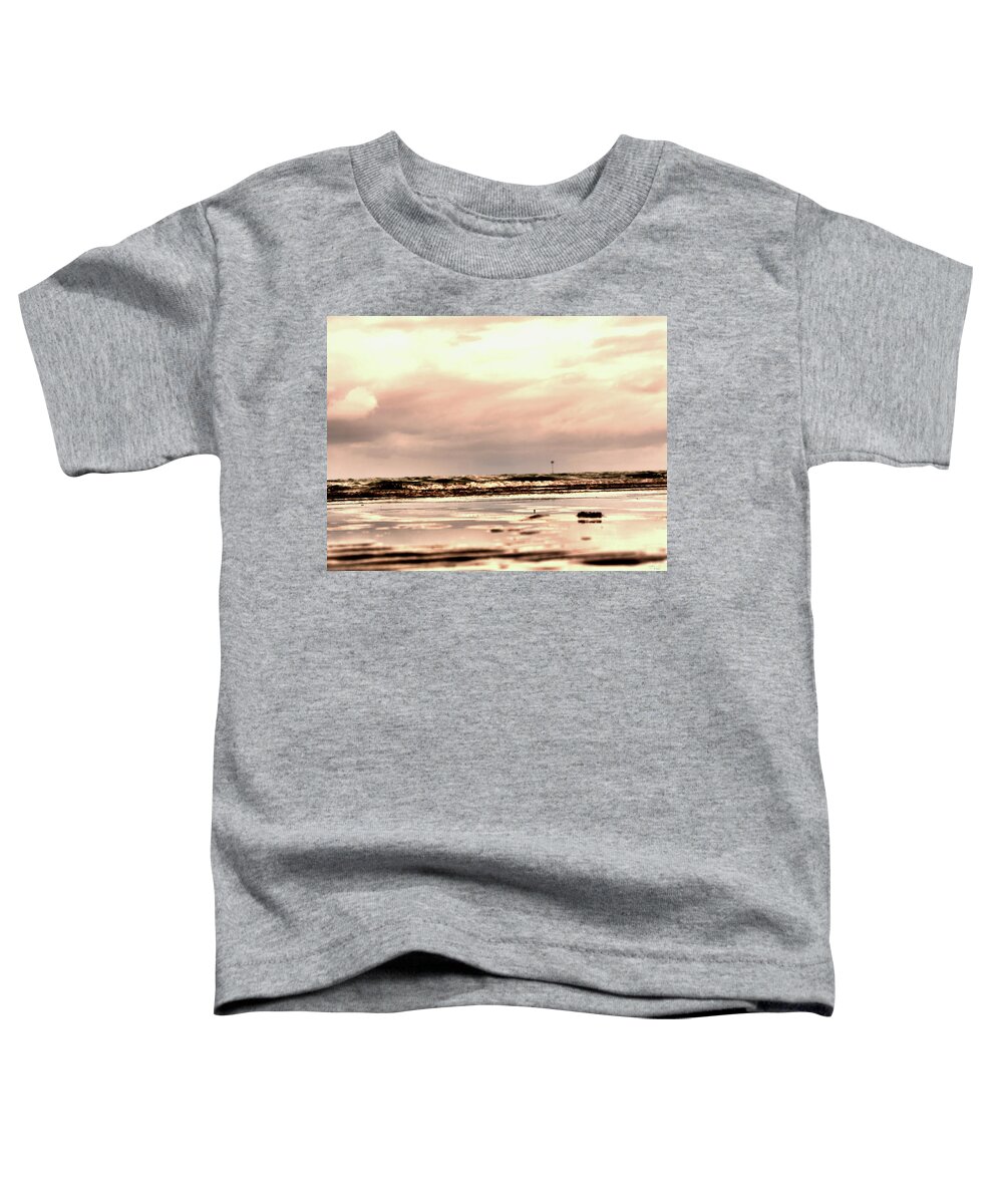 Landscape Toddler T-Shirt featuring the photograph Silver Shine Beach by Michael Blaine