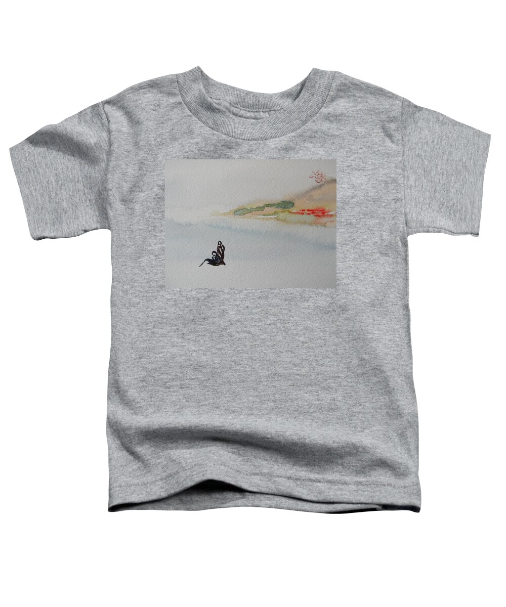 Landscapes Toddler T-Shirt featuring the painting Six Seasons Dance Two by Marwan George Khoury