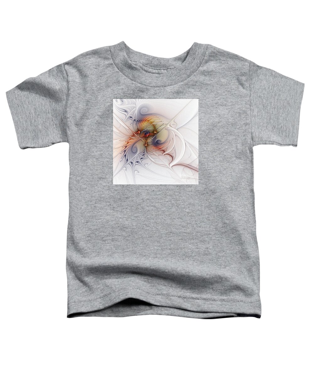 Abstract Toddler T-Shirt featuring the digital art Sleeping Beauties by Karin Kuhlmann