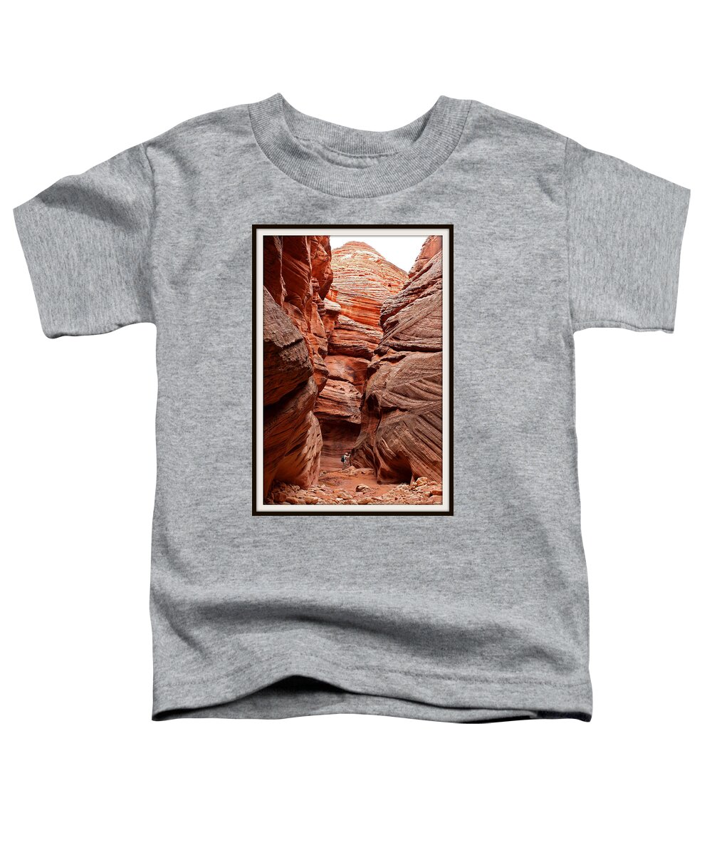 Slot Canyon Toddler T-Shirt featuring the photograph Slot Canyons by Farol Tomson