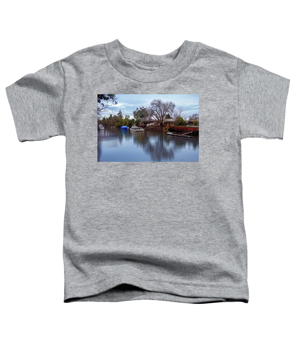Canal Toddler T-Shirt featuring the digital art Smith Canal by Terry Davis