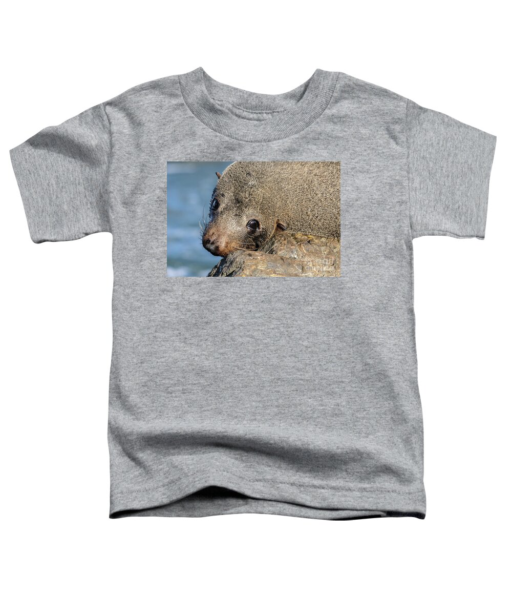 Seal Toddler T-Shirt featuring the photograph So Sad by Werner Padarin