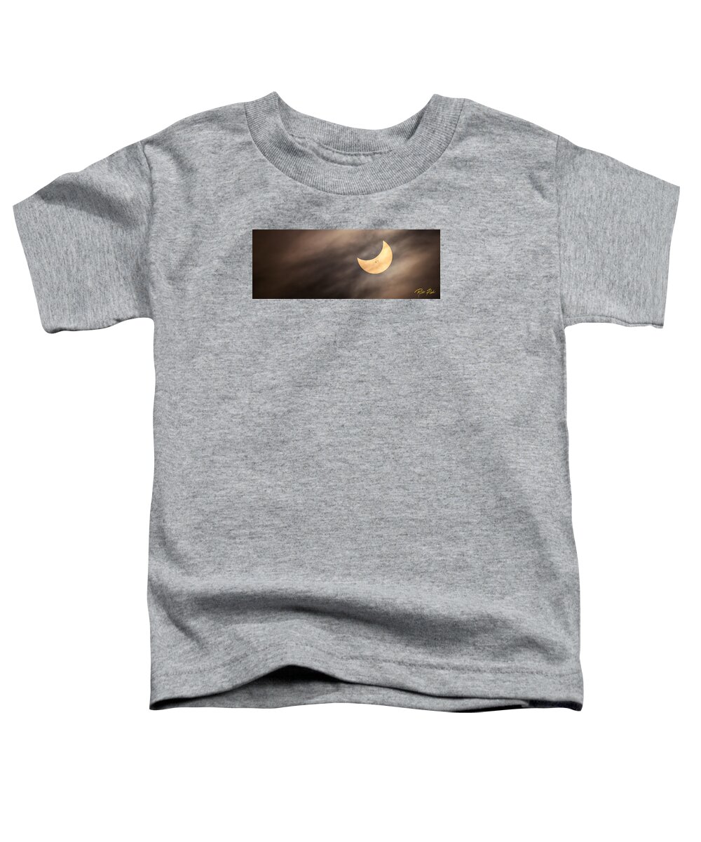 Astronomical Toddler T-Shirt featuring the photograph Solar Eclipse by Rikk Flohr