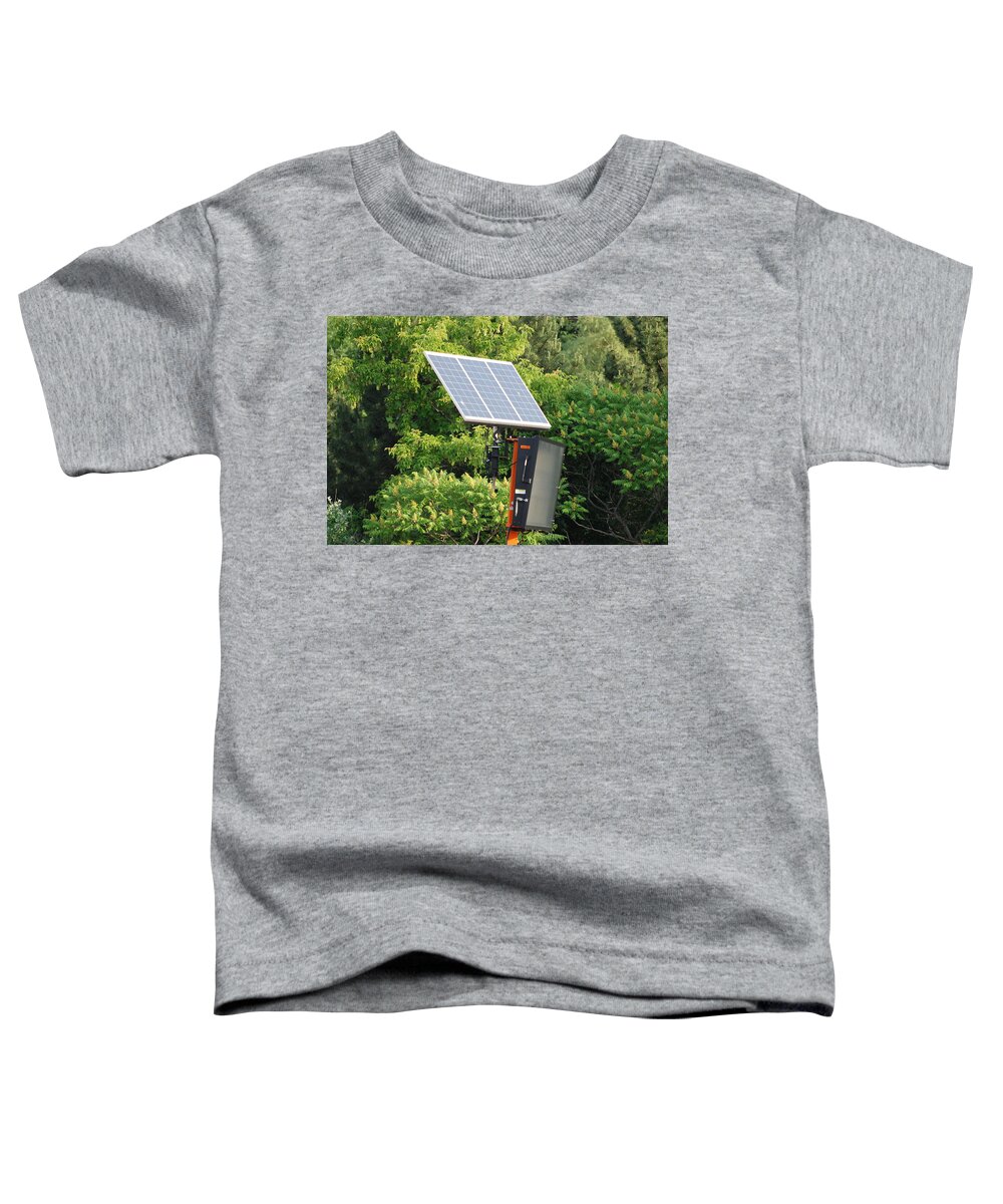 Solar Panels Toddler T-Shirt featuring the photograph Solar Generator by Ee Photography