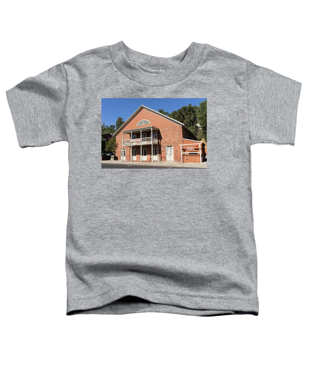 Wingsdomain Toddler T-Shirt featuring the photograph Sonora California Opera House dsc4576 by Wingsdomain Art and Photography