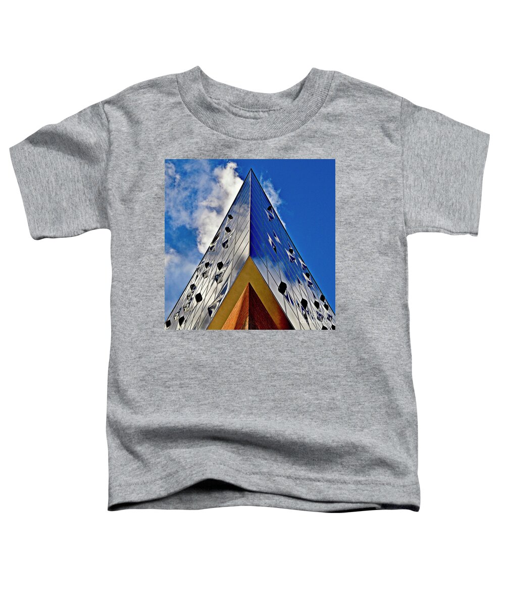 Sound Touches The Sky Toddler T-Shirt featuring the photograph SOUND touches the Sky by Silva Wischeropp