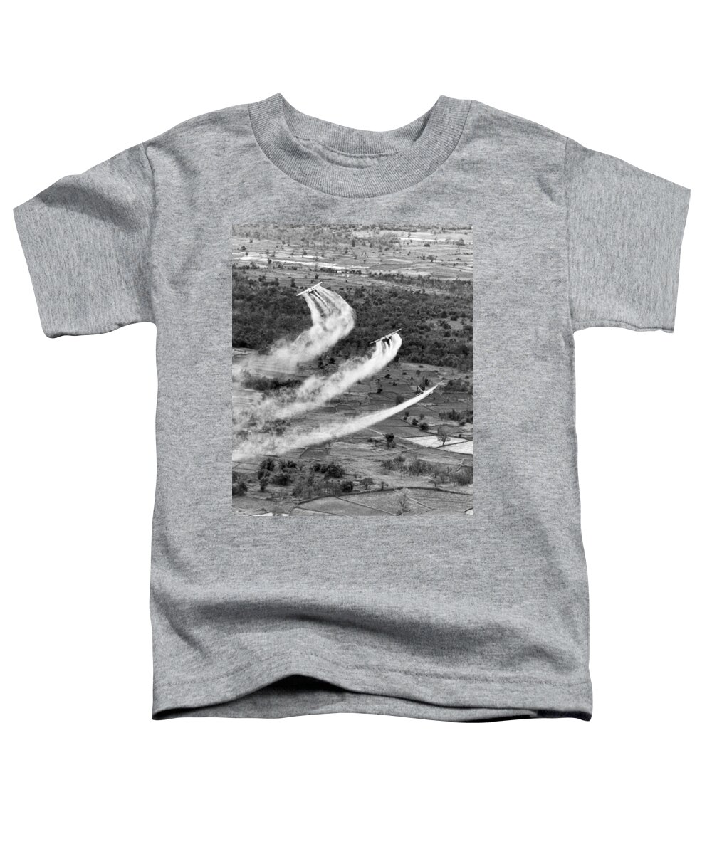 1960s Toddler T-Shirt featuring the photograph Spraying Agent Orange by Underwood Archives