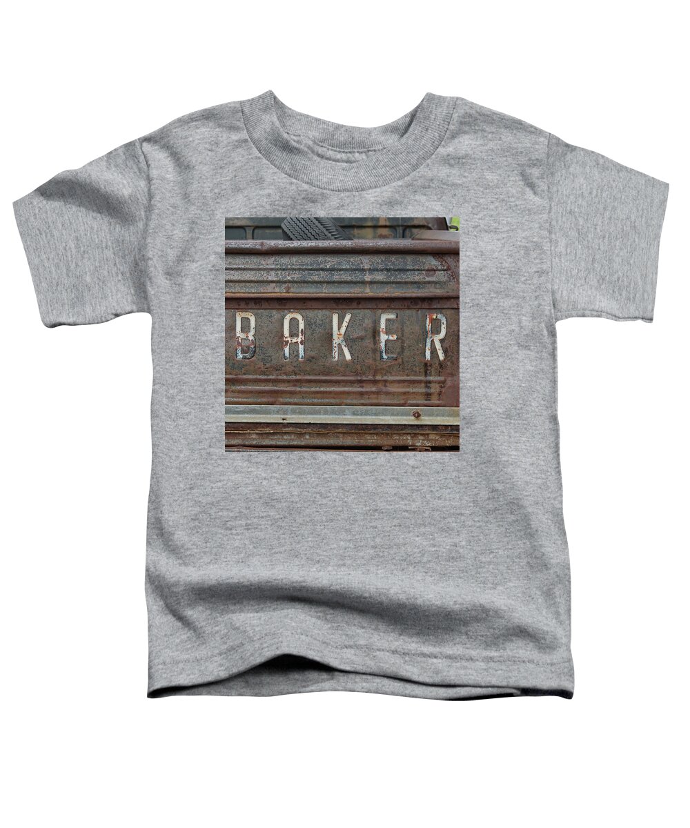 Americana Toddler T-Shirt featuring the photograph Square Baker Studebaker by Bert Peake