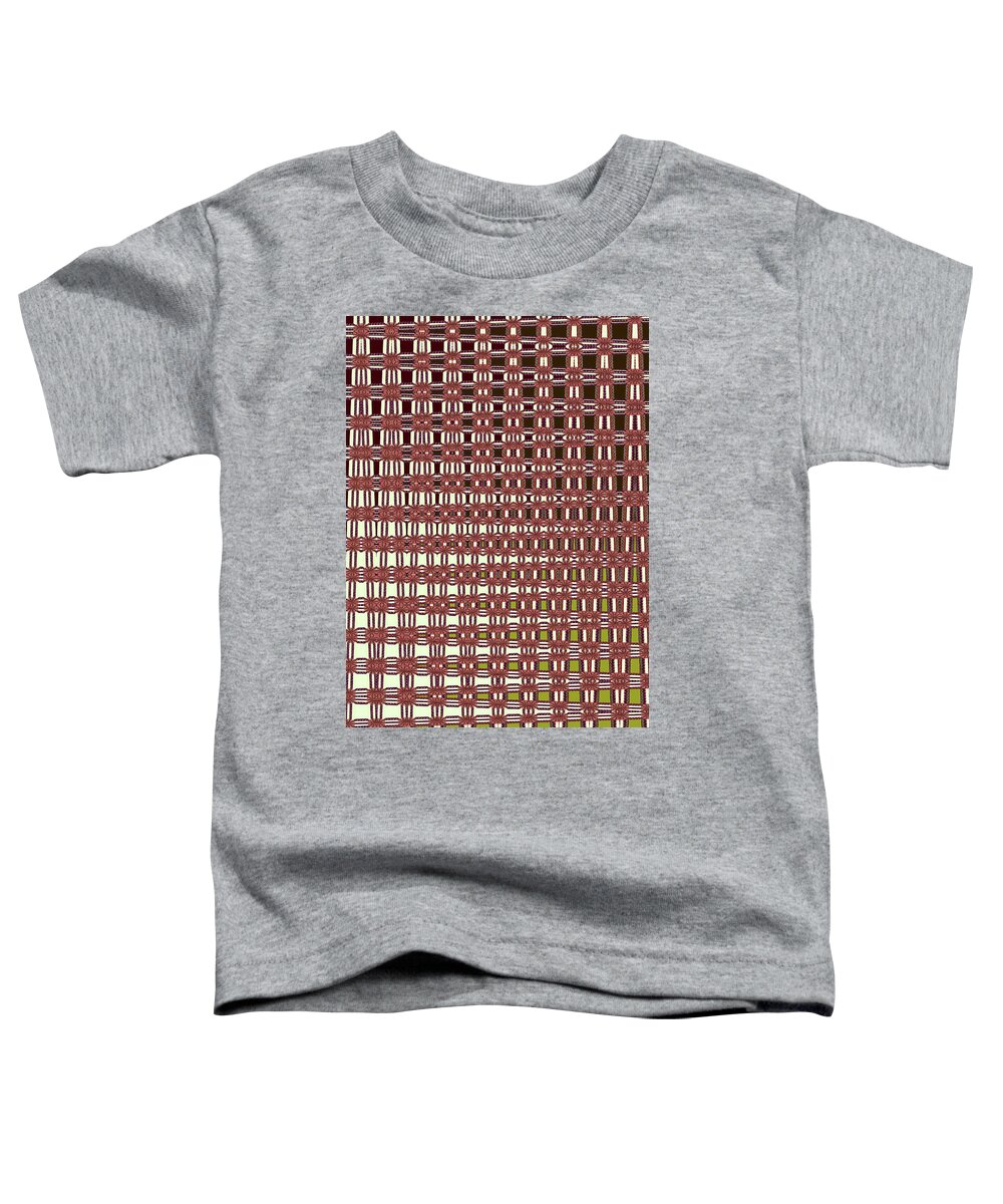 Square Fade Abstract Toddler T-Shirt featuring the digital art Square Fade Abstract by Tom Janca