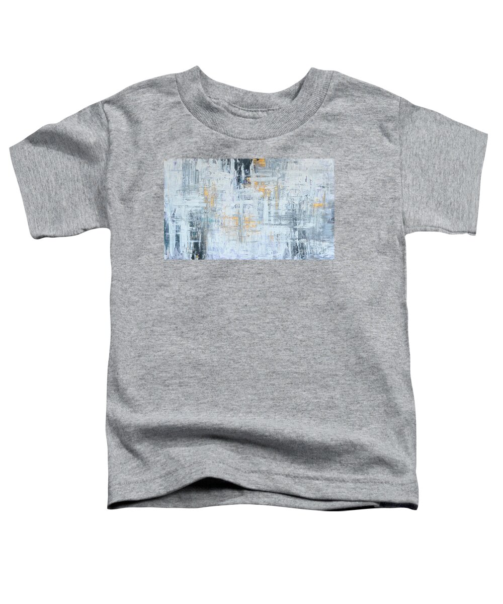 Gold Toddler T-Shirt featuring the painting Stand Firm by Nadine Rippelmeyer