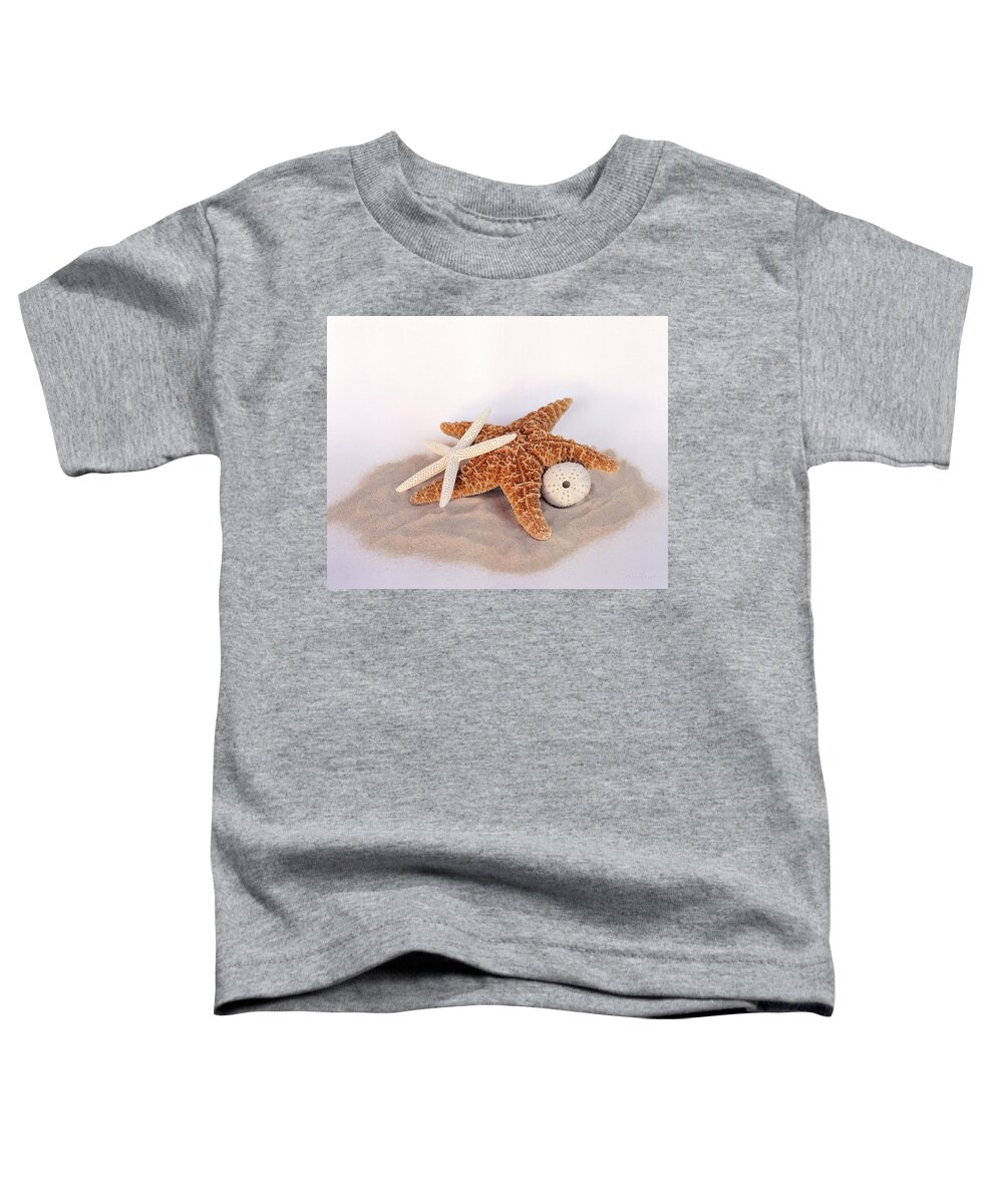 Starfish Toddler T-Shirt featuring the photograph Starfish Still Life by Terri Harper