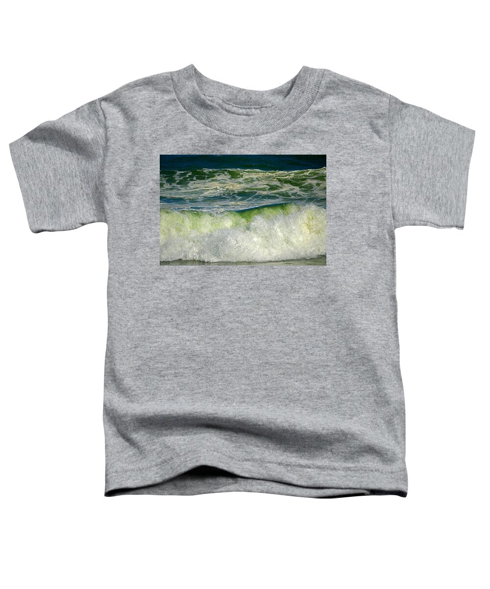 Ocean Toddler T-Shirt featuring the photograph Ocean Storm by Dianne Cowen Cape Cod Photography