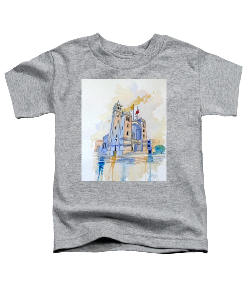 Church Toddler T-Shirt featuring the painting St.Peter in Chains II by Ray Agius