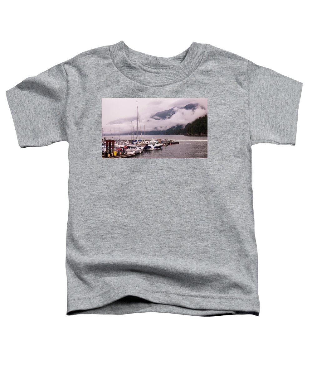 Horseshoe Bay Toddler T-Shirt featuring the photograph Stratus Clouds Over Horseshoe Bay by Leslie Montgomery