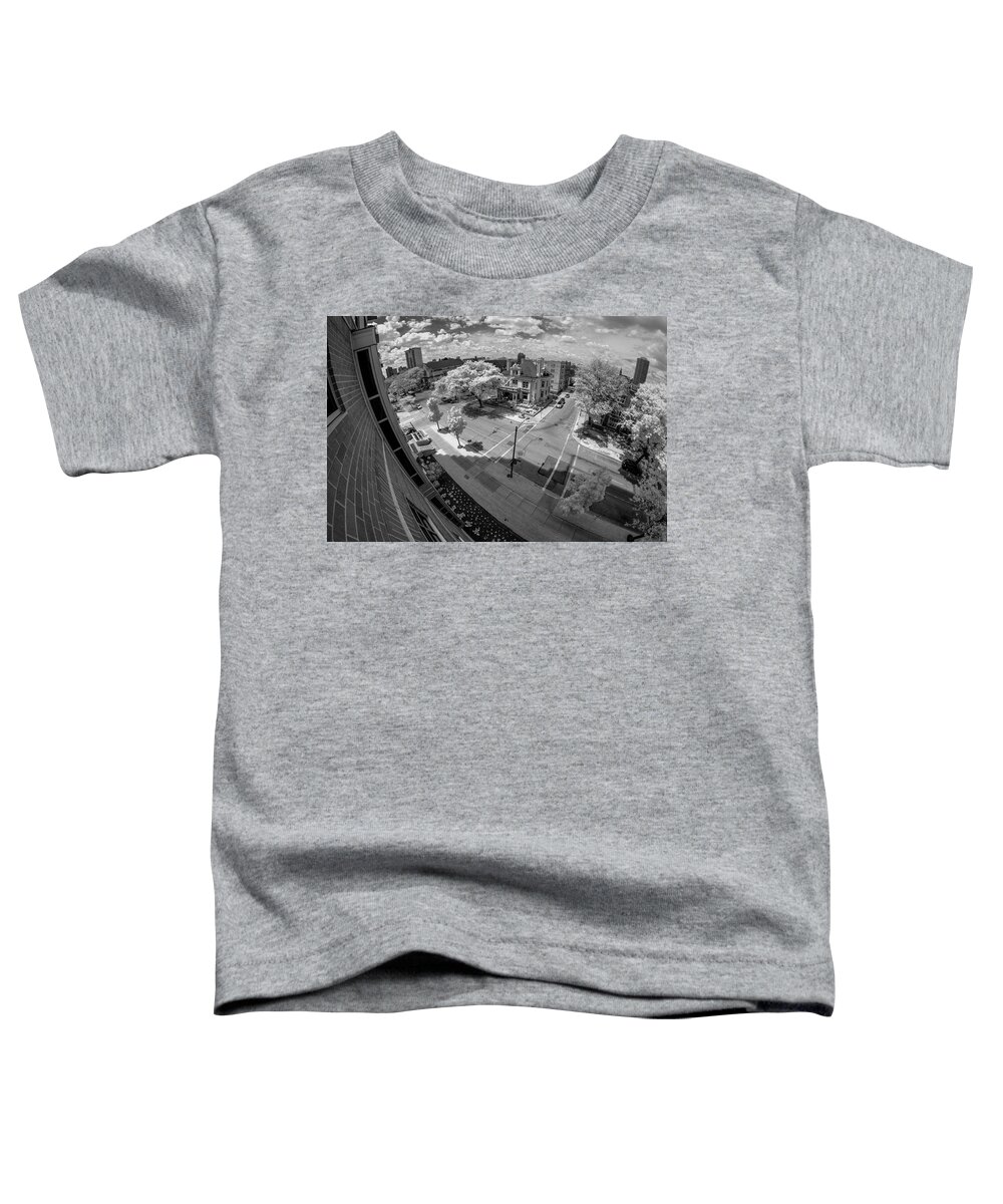 Infrared Toddler T-Shirt featuring the photograph Summer in the City #2 by John Roach