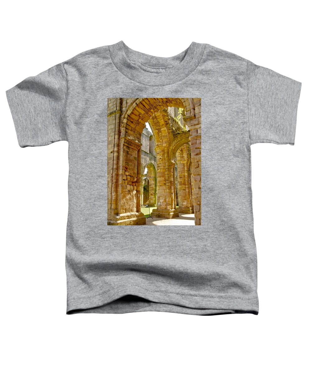 Amber Toddler T-Shirt featuring the photograph Sun in the stone. by Elena Perelman