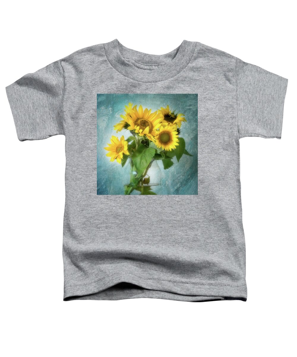 Sunflowers Toddler T-Shirt featuring the photograph Sun Inside by Philippe Sainte-Laudy