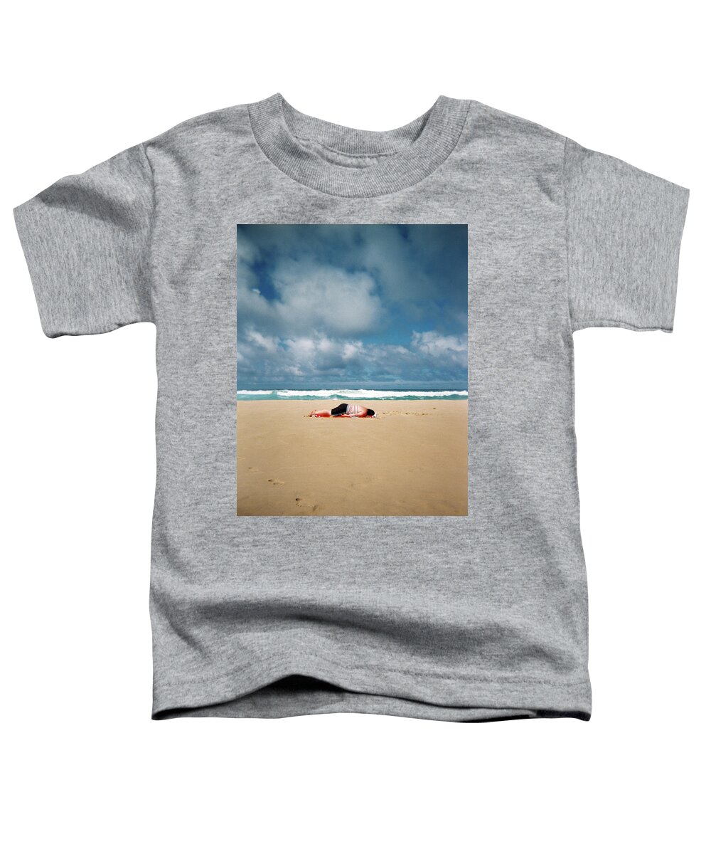 Surfing Toddler T-Shirt featuring the photograph Sunbather by Nik West