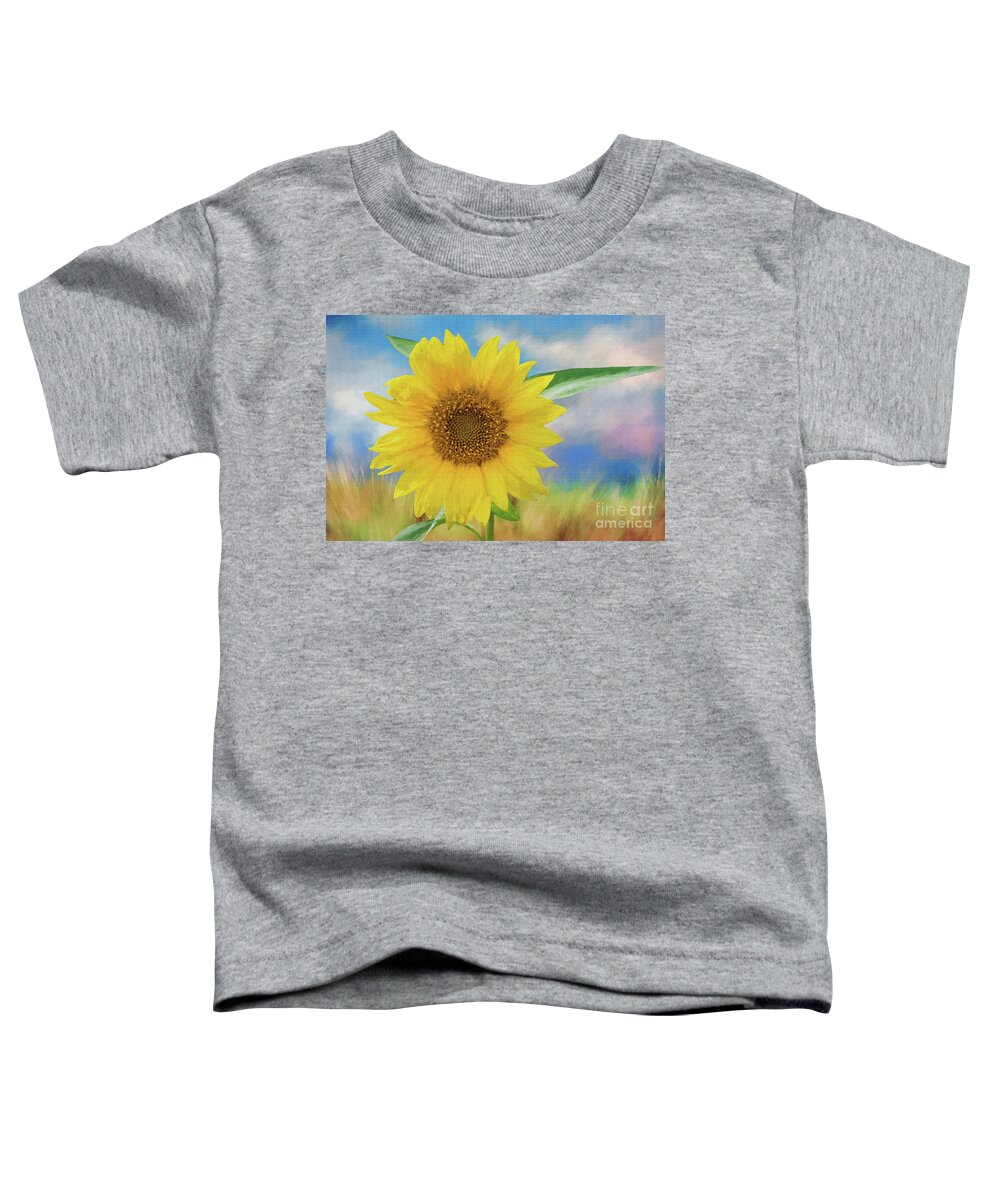 Sunflower Toddler T-Shirt featuring the photograph Sunflower Surprise by Bonnie Barry